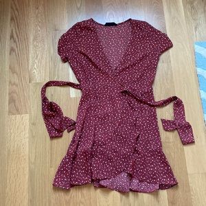 Audrey 3+1; wrap dress